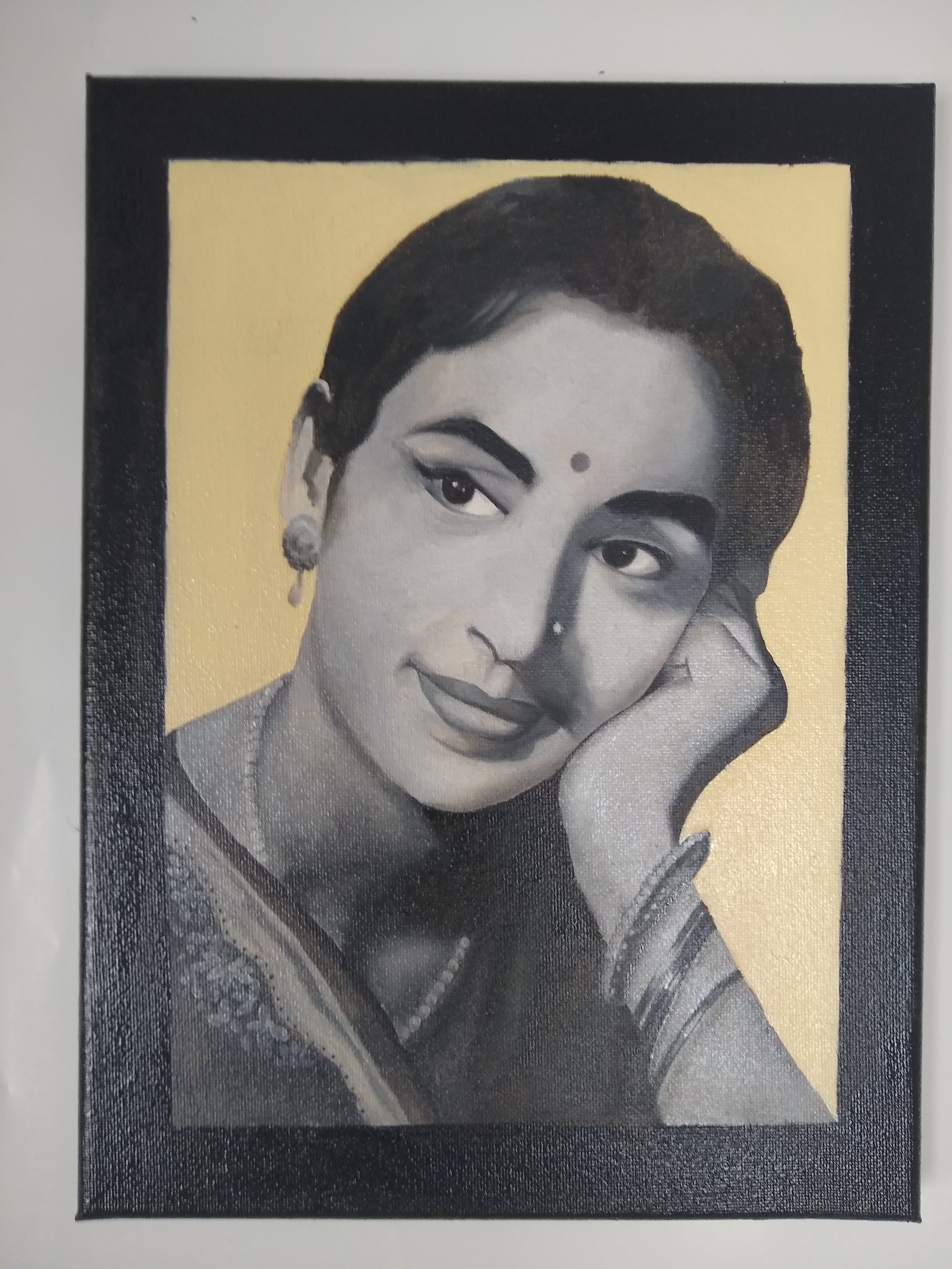 Painting of Actress Nutan